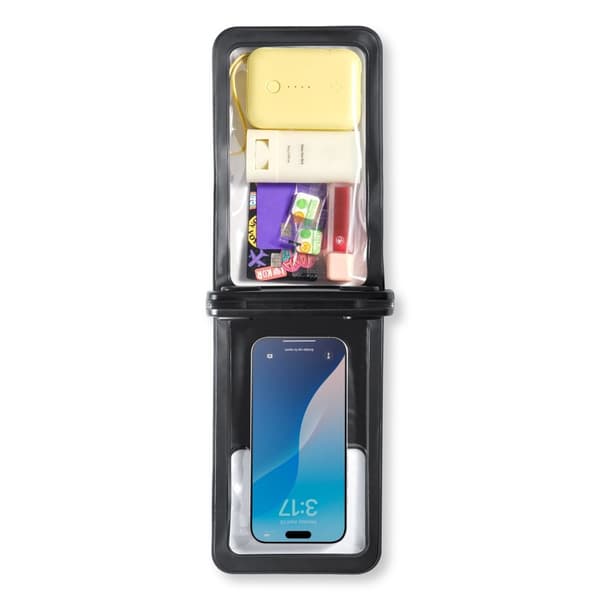 Spigen Universal Vattentät Väska Svart / Transparent