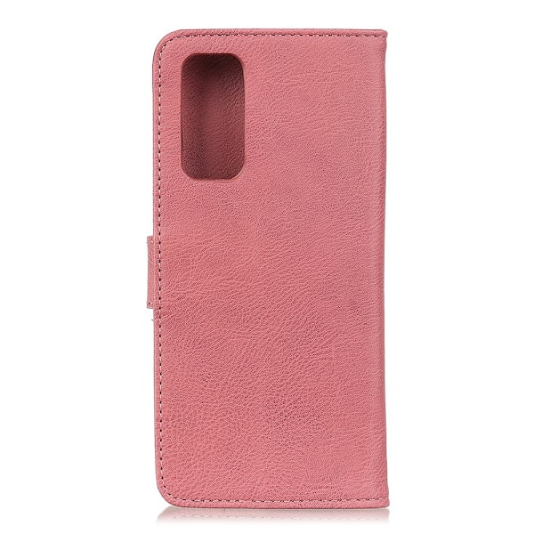 OnePlus 9 - KHAZNEH Läder Fodral - Rosa Pink Rosa