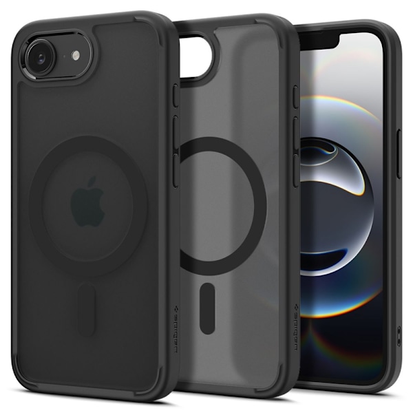 Spigen iPhone 16e Skal MagSafe Ultra Hybrid Frost Black