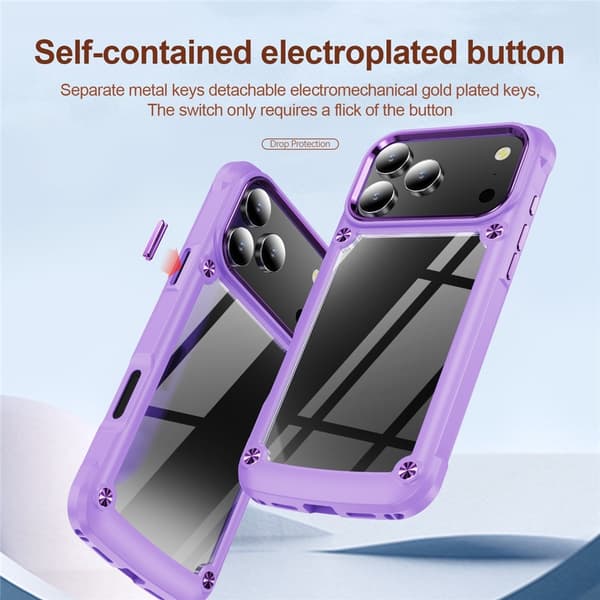 iPhone 17 Pro Max Skal Xtreme Shockproof Hybrid Lila