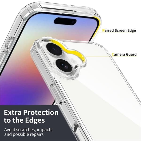 iPhone 17 Skal Akryl / TPU Transparent