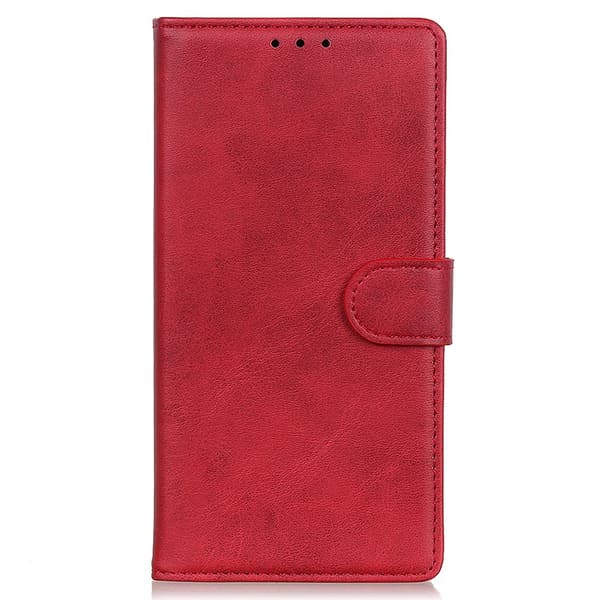 Samsung Galaxy A37 5G Plånboksfodral Läder Röd