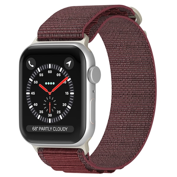 Apple Watch 42/44/45/49 mm Armband Alpine Pro Loop Burgundy