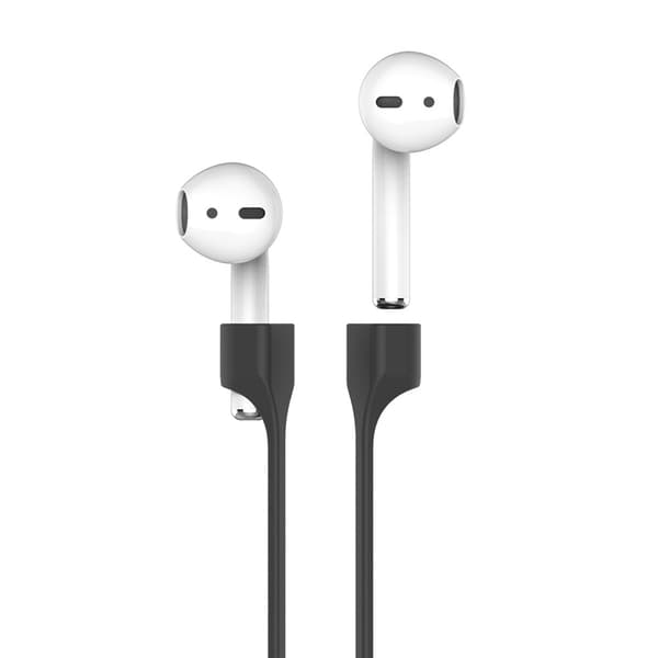 AHASTYLE AirPods Strap Halsrem Silikon Svart