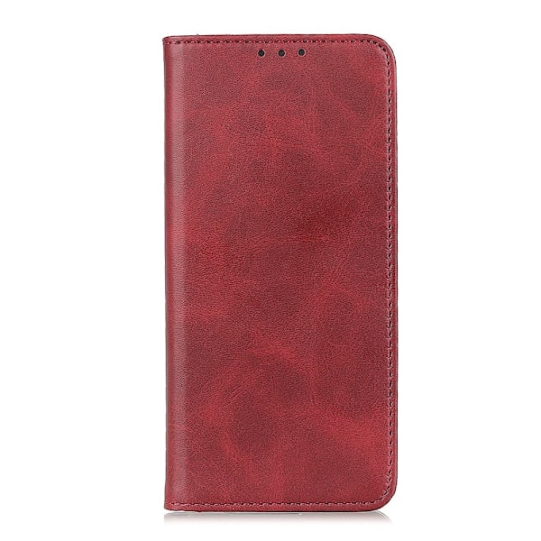 Samsung Galaxy S22 Plus Fodral Flip Split Läder Röd