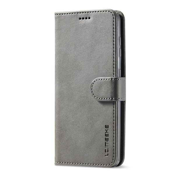 Samsung Galaxy S21 - LC.IMEEKE Plånboksfodral - Grå Grey Grå