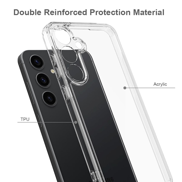 Samsung Galaxy S24 Skal Akryl/TPU Transparent