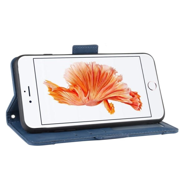 iPhone 6/6S - Fodral Med Avtagbart Kortfodral - Blå Blue Blå