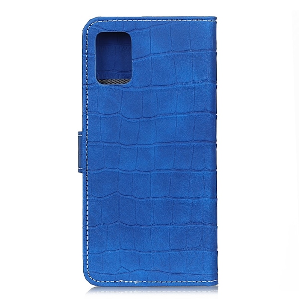 Samsung Galaxy A72 - Krokodil Textur Fodral - Blå Blue Blå