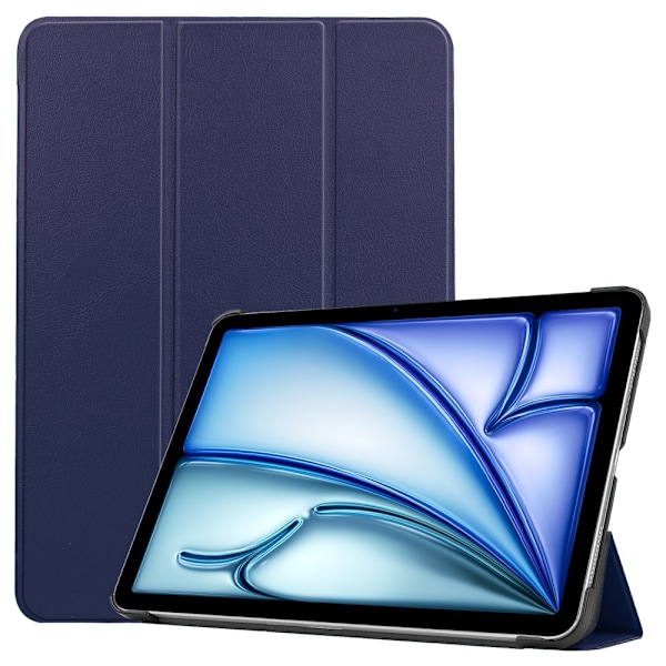 iPad Air 13 2025/2024 Fodral Tri-Fold Mörk Blå