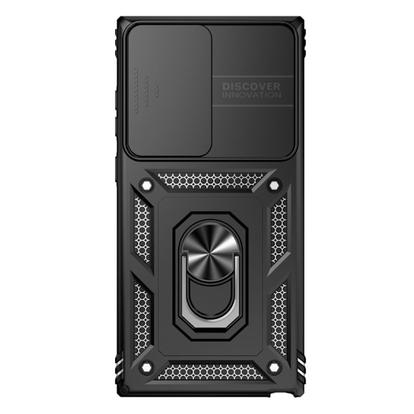 Samsung Galaxy S23 Ultra Skal Hybrid Ring CamShield Svart