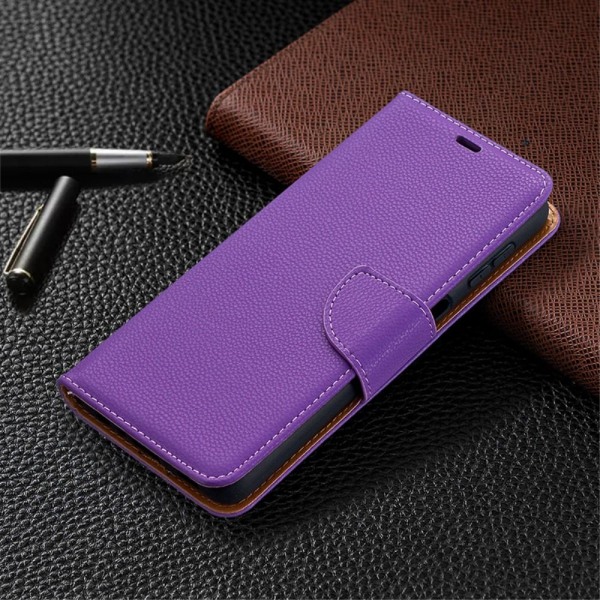 Samsung Galaxy A32 5G - Litchi Shark Fodral - Lila Purple Lila
