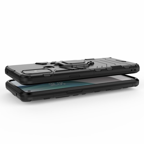 OnePlus Nord N10 5G - Hybrid Ring Skal - Svart Black Svart