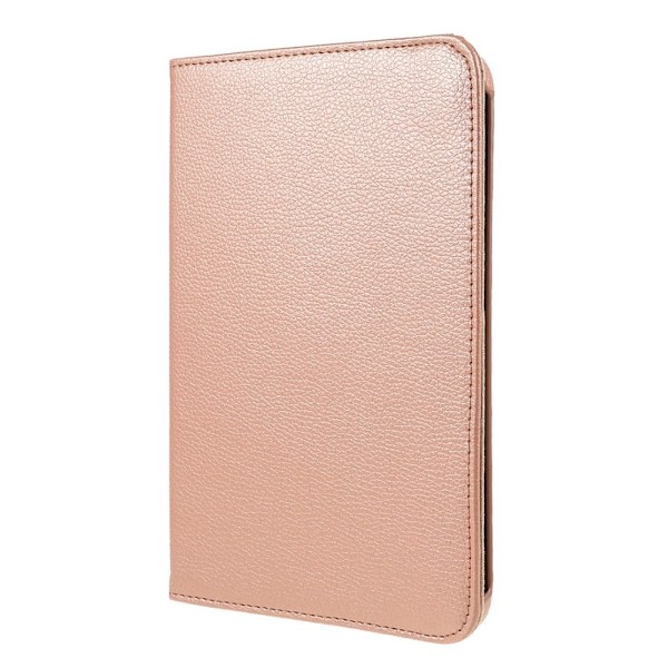 iPad Mini 2024/2021 Fodral 360° Rotation Litchi Roséguld