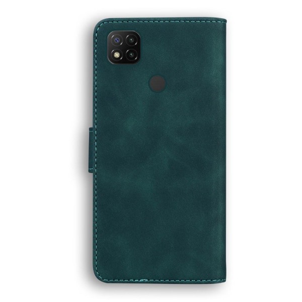 Xiaomi Redmi 9C Fodral Läder Mörk Grön