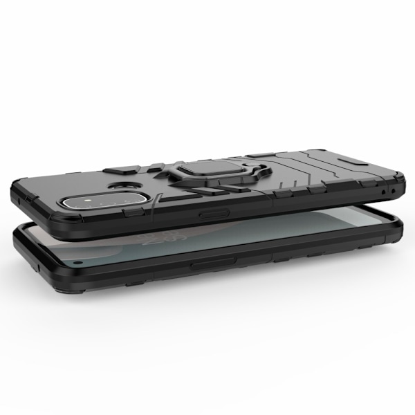 OnePlus Nord N100 - Hybrid Ring Skal - Svart Black Svart