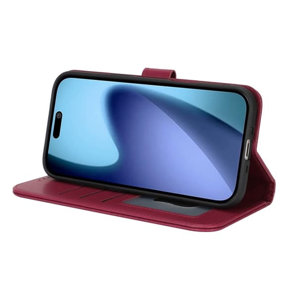 iPhone Air Fodral Läder Röd