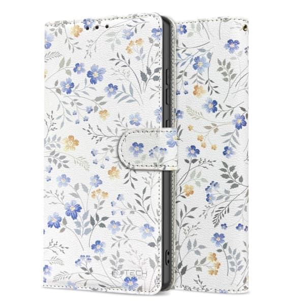 Tech-Protect Galaxy A57 5G Fodral Läder Spring Flowers