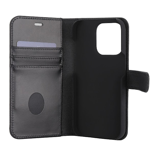 Radicover iPhone 14 Pro Mobilfodral 2in1 Äkta Läder Svart