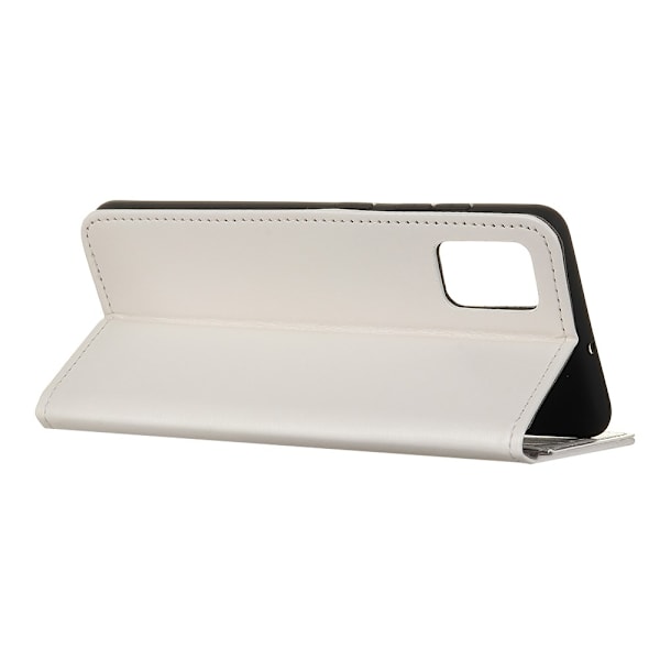 Samsung Galaxy A02s - Crazy Horse Fodral - Vit White Vit