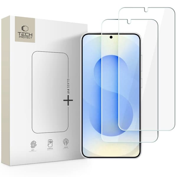 Tech-Protect Galaxy S26 Plus 2-PACK Skärmskydd GlassFit+