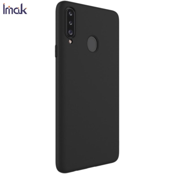 Samsung Galaxy A20s - IMAK Matt TPU Skal - Svart Black Svart