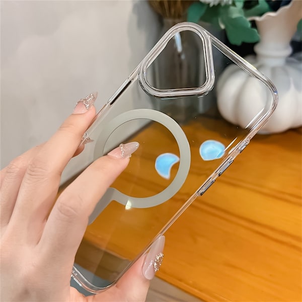 iPhone 17 Skal MagSafe Transparent / Vit