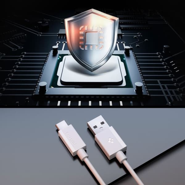 Spigen 1m 60W USB-C Kabel Essential Vit