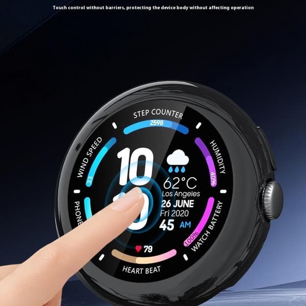 Google Pixel Watch 4 45 mm Skal TPU Svart