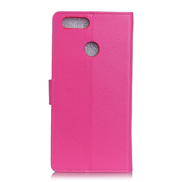 Huawei Honor View 20 - Litchi Plånboksfodral - Rosa Pink Rosa