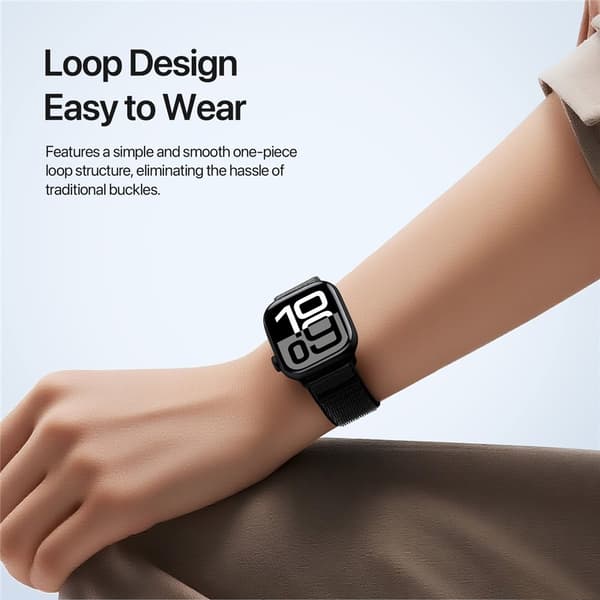 DUX DUCIS Apple Watch 42/44/45/46/49 mm Armband Nylon Loop