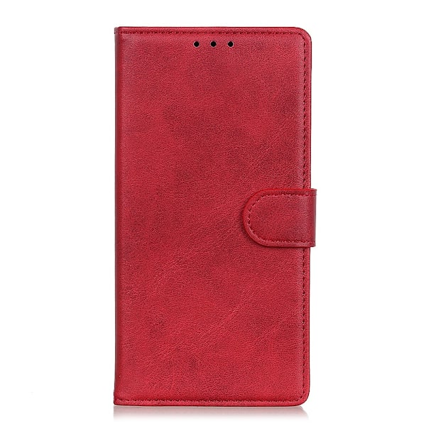 Xiaomi Redmi Note 14 4G Fodral Läder Röd