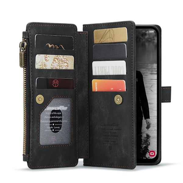 CASEME Samsung Galaxy A16 Fodral Multifunktionell Svart