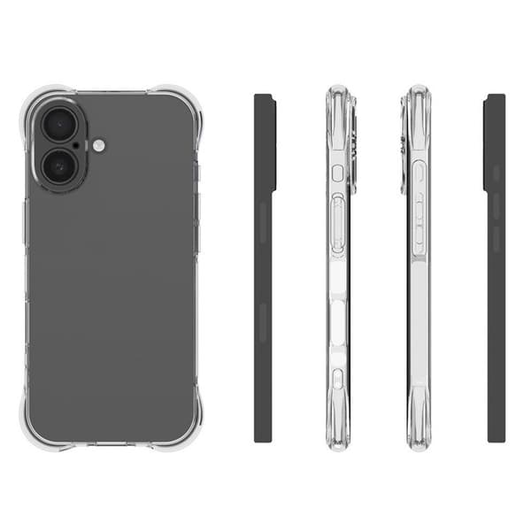 iPhone 17 Skal Shockproof TPU Transparent