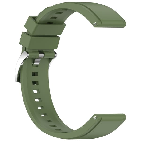 Klockarmband 22 mm Quick Release Silikon Grön