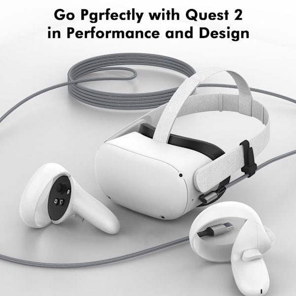 AMVR 5m 60W Link Kabel till VR Headset USB-C Grå