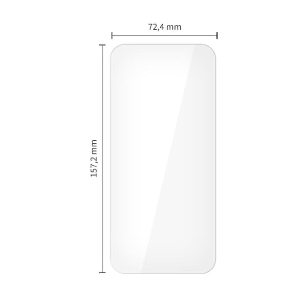 Tech-Protect OnePlus 15 2-PACK Skärmskydd GlassFit+ Härdat Glas