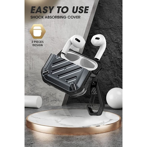 Supcase AirPods 3 Skal Unicorn Beetle Pro Svart