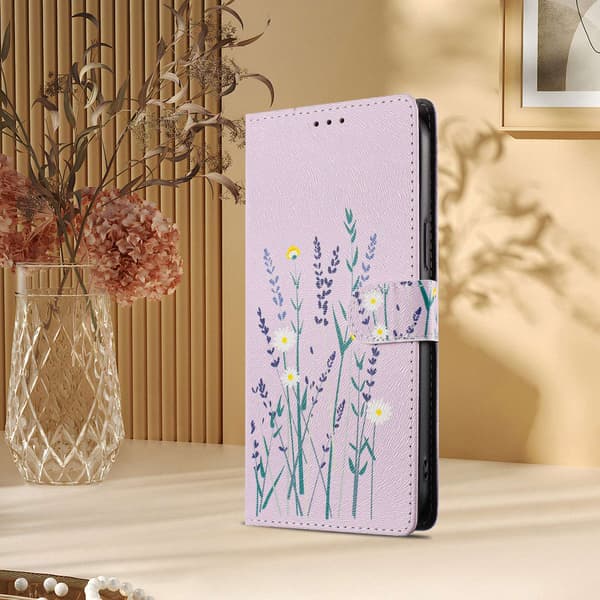 Samsung Galaxy S26 Fodral Med Tryck Lavendel