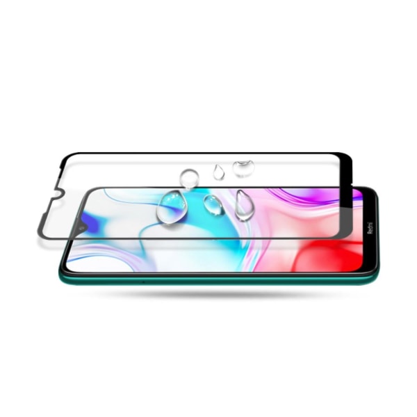Xiaomi Redmi 8/8A - Härdat glas - Heltäckande skärmskydd