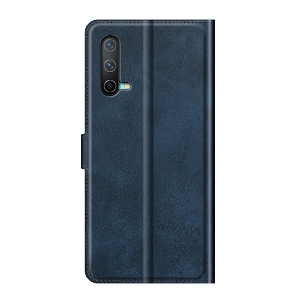 OnePlus Nord CE 5G - Solid Läder Fodral - Blå