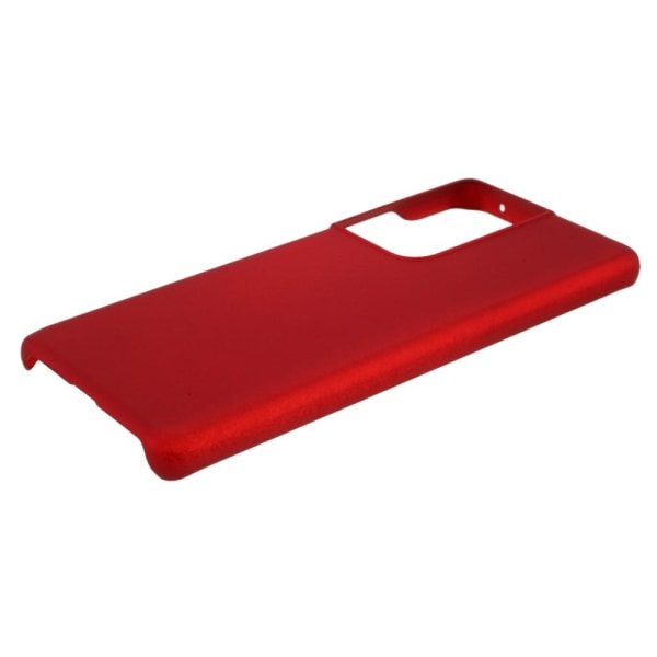 Samsung Galaxy S21 Ultra - Gummi Touch Skal - Röd Red Röd