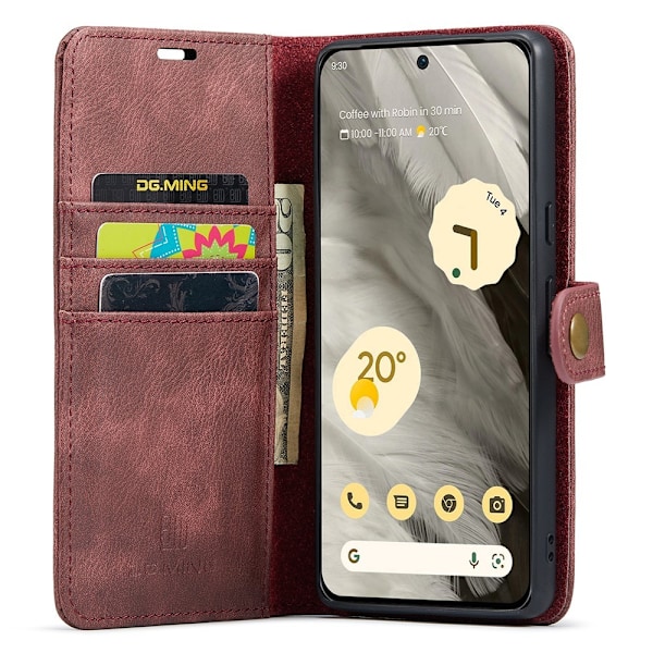 DG.MING Google Pixel 8 2in1 Magnet Fodral / Skal Röd