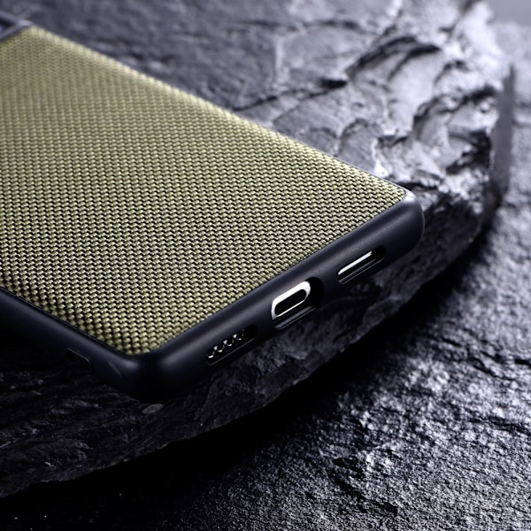 Samsung Galaxy S22 Plus Skal Nylontäckt TPU Svart
