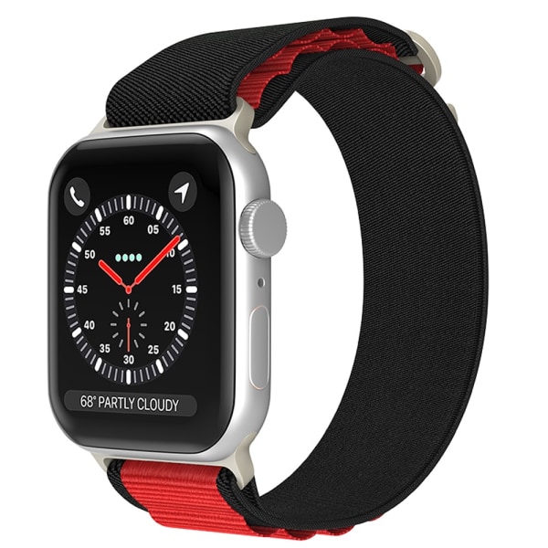 Apple Watch 38/40/41 mm Armband Alpine Pro Loop Svart/Röd