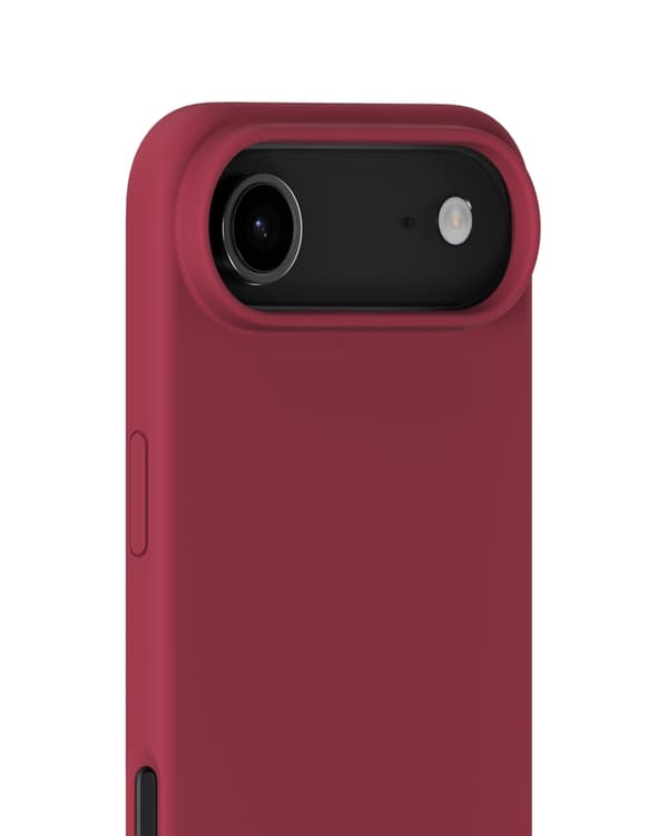 holdit iPhone Air Mobilskal Silikon Red Velvet