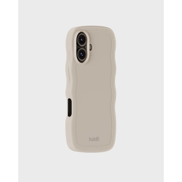 holdit iPhone 16 Plus Skal Wavy Light Beige