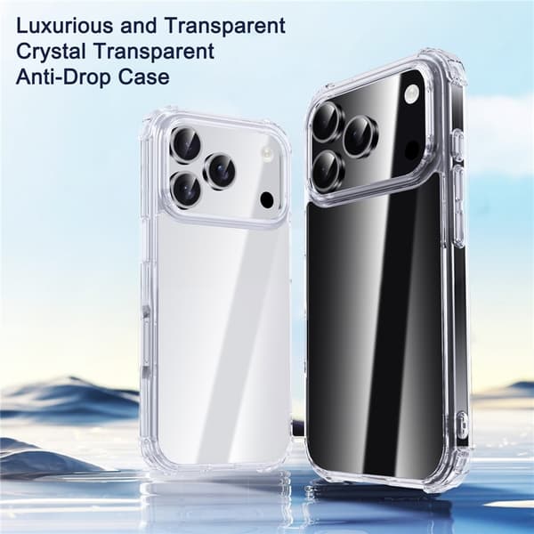 IPAKY iPhone 17 Pro Max Skal Shockproof Transparent