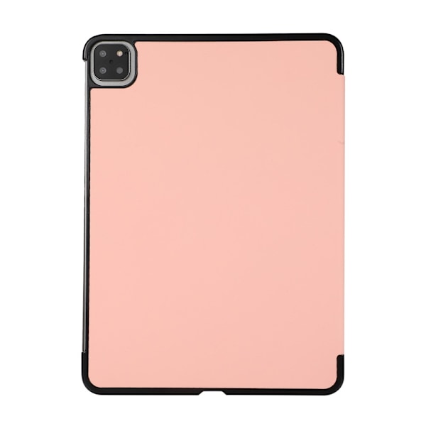 iPad Pro 11 (2018/2020/2021) - Tri-Fold Läder Fodral - Ljus Rosa Ljus Rosa