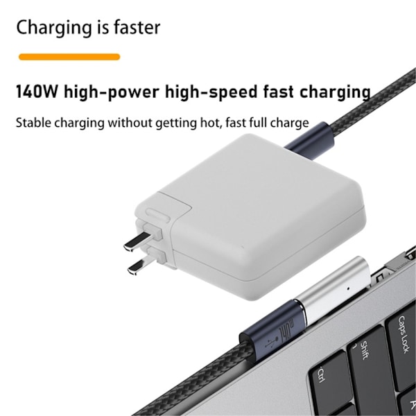 140W Macbook Adapter MagSafe 3 till USB-C Snabbladdning